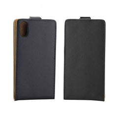 For iPhone XS Max Business Style Vertical Flip TPU Leather Case with Card Slot, For XS Max