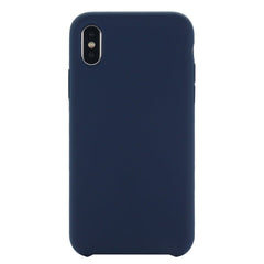 For iPhone XS Max Four Corners Full Coverage Liquid Silicone Protective Case Back Cover, For XS Max, For XS Plus, XS Max