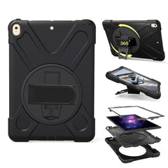 For iPad Pro 10.5 inch 360 Degree Rotation PC + Silicone Protective Case with Holder & Hand-strap, For iPad Pro 10.5 inch