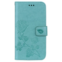 For iPhone XS Max Rose Embossed Horizontal Flip PU Leather Case with Holder & Card Slots & Wallet, For XS Max