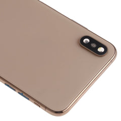 Battery Back Cover Assembly (with Side Keys & Speaker Ringer Buzzer & Motor & Camera Lens & Card Tray & Power Button + Volume Button + Charging Port + Signal Flex Cable & Wireless Charging Module) for iPhone XS Max, For iPhone XS Max (Full Assembly)   ...