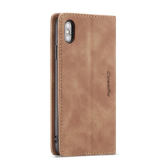 For iPhone X / XS CaseMe-013 Multifunctional Retro Frosted Horizontal Flip Leather Case with Card Slot & Holder & Wallet, For iPhone X / XS