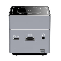 Personal Projector Impact 2.0 Plus ELITE portable smart LED projector displaying a bright image on a wall.