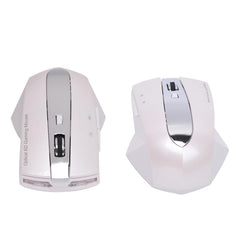 MZ-011 2.4GHz 1600DPI Wireless Rechargeable Optical Mouse with HUB Function, Pearl White, Blue, Silver, Black, Black Silver, White + Royal Blue