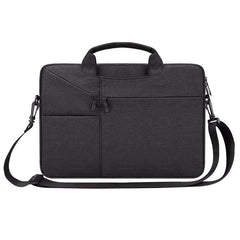 ST02S Waterproof Tear Resistance Hidden Portable Strap One-shoulder Handbag for 15.6 inch Laptops, with Suitcase Belt, ST02S 15.6 inch Black, ST02S 15.6 inch Dark Gray, ST02S 15.6 inch Pink, ST02S 15.6 inch Light Grey, ST02S 15.6 inch Navy Blue