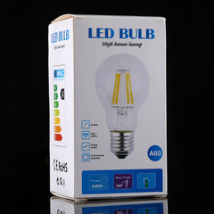 A60 E27 4W 4 LEDs 450 LM Retro Dimming LED Filament Light Bulb Energy Saving Light, AC 220V, 4W Warm White