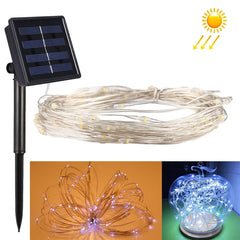 20m 200 LEDs SMD 0603 Solar Panel Silver Wire String Light Fairy Lamp Decorative Light, DC 5V, 20m 200 LEDs Colorful Light, 20m 200 LEDs White Light