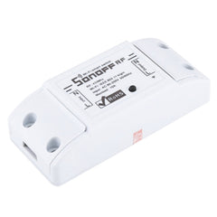 Sonoff 433MHz DIY WiFi Smart Wireless Remote Control Timer Module Power Switch with 4-keys Remote Control for Smart Home, Support iOS and Android, 433MHz with Remote Control