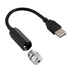 USB Interface Household and Car 360-degree Bending Atmosphere Light, Light Color: Red, Light Color: Red