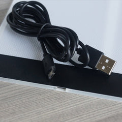 Ultra-thin A4 Size Portable USB LED Artcraft Tracing Light Box Copy Board for Artists Drawing Sketching Animation and X-ray Viewing, No Brightness Control