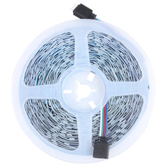 20m 600 LEDs SMD 5050 IP44 Waterproof RGB Light Strip with 24-keys Bluetooth + Music Remote Control, EU Plug, 20m 600 LEDs IP44