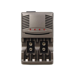 AC 100-240V 4 Slot Battery Charger for AA & AAA & 9V Ni-MH Battery, EU Plug