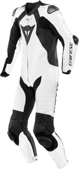 DAMOTOGEAR Laguna Seca 5 motorcycle  Leather Suit – Black/White
