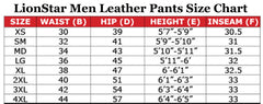 Men's Black Sheepskin Leather Pants | Premium Slim Fit | Tailored Sleek Style