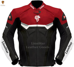 Unisex Cowhide Racing Jacket | CE-Approved Armor & Speed Hump | Professional Grade