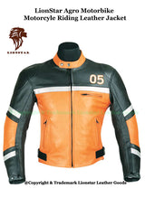 Unisex Cowhide Motorcycle Riding Jacket | CE-Approved Armor | Professional Protection