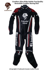 Yak Real Leather Motorcycle Racing Suit | Unisex Cowhide | CE-Approved Kids & Adults Full Set