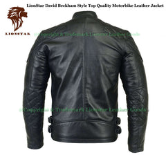 Men's Cafe Racer Jacket | Black Sheepskin | Professional Motorcycle Style