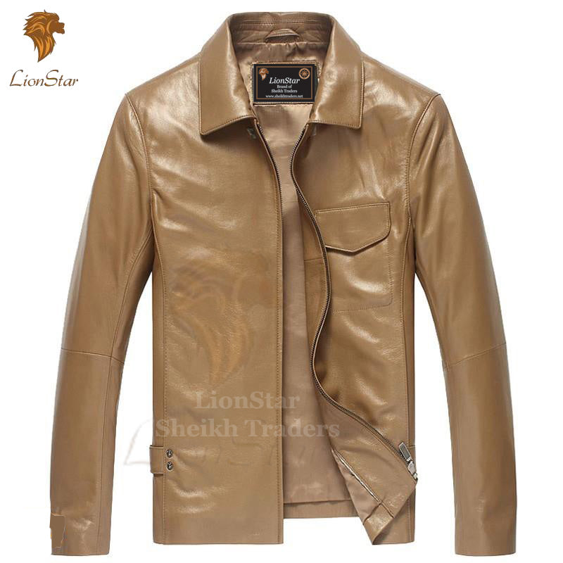 Men's Brown Leather Jacket - Hero Vintage Biker Style | Premium Cowhide | Timeless