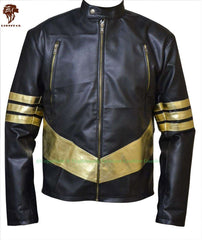 Men's Wolverine X-Men Sheepskin Leather Jacket | Premium Biker Style | 3 Stripe Colors