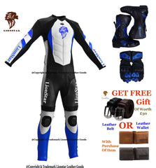Beast Motorcycle Racing Suit | Durable Cowhide | CE-Approved Kids & Adults | Lionstar Series