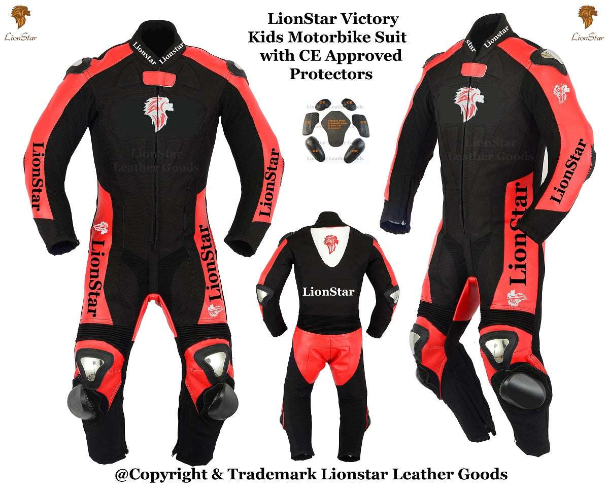Lionstar Victory Full Set | Suit + Boots + Gloves | Matching Colors | CE-Approved