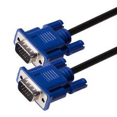 Maplin Premium VGA D-Sub Male Monitor Cable - Black, 1.5m