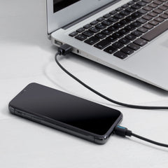 Maplin Lightning to USB-A Cable - Black, 0.5m