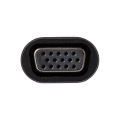 Maplin USB-C to VGA Female Connector Full HD @60Hz Adapter - Silver, 16cm