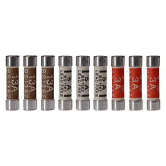 Maplin Mixed Pack of Plug Fuses 3A/5A/13A BS1362 25.4 x 6.4mm - Pack of 9