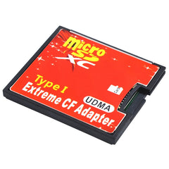 Micro SD to CF Compact Flash Memory Card Adapter, 1-Socket, 1-Socket