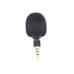 MK-5 4 Level Pin 3.5mm Gold Plated Plug Live Mobile Phone Tablet Laptop Mini Bend Microphone, 4 Level Pin