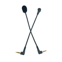 ZJ033MR-03 15.5cm 4 Level Pin 3.5mm Angle Head Plug Gaming Headset Sound Card Live Microphone, 15.5cm 4 Level Pin Angle Head