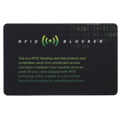 100 PCS Scanner Guard Card RFID Blocking Card, Built-in Patented ID Protection, 100 PCS