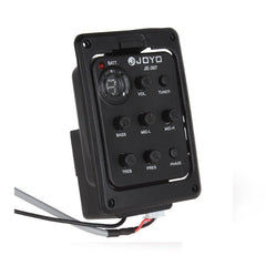 JOYO JE-307 Guitar Pickup 5-Band Equalizer Folk Guitar EQ Acoustic guitarra Pickup Preamp Electric Digital Tuner, JE-307