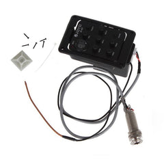 JOYO JE-307 Guitar Pickup 5-Band Equalizer Folk Guitar EQ Acoustic guitarra Pickup Preamp Electric Digital Tuner, JE-307
