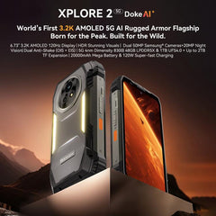Blackview XPLORE 2, 16GB+1TB, 6.73 inch Android 15 Dimensity 8300 MT6897 Octa Core, Network: 5G, OTG, NFC, XPLORE 2, 16GB+1TB
