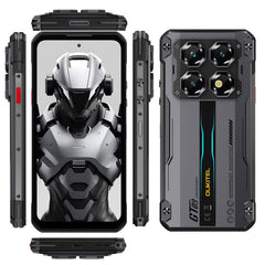 Oukitel WP60 Rugged Phone, 16GB+512GB, Night Vision, 108MP Camera, Side Fingerprint, 7.2 inch Android 15 MediaTek Dimensity 7025 Octa Core, NFC, OTG, Network: 5G, 16GB+512GB