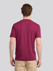 Mens Double Horsemen T-Shirt Grape Wine