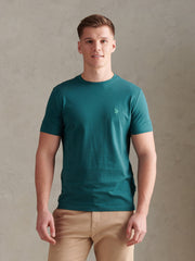 Mens Double Horsemen T-Shirt Mediterranea