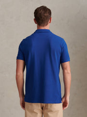 Mens Double Horsemen Polo Shirt Sodalite Blue