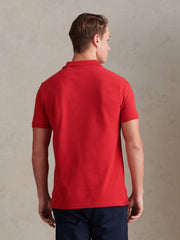 Mens Double Horsemen Polo Shirt Haute Red