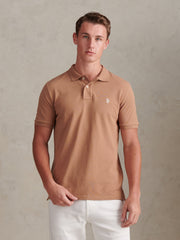 Mens Double Horsemen Polo Shirt Burro