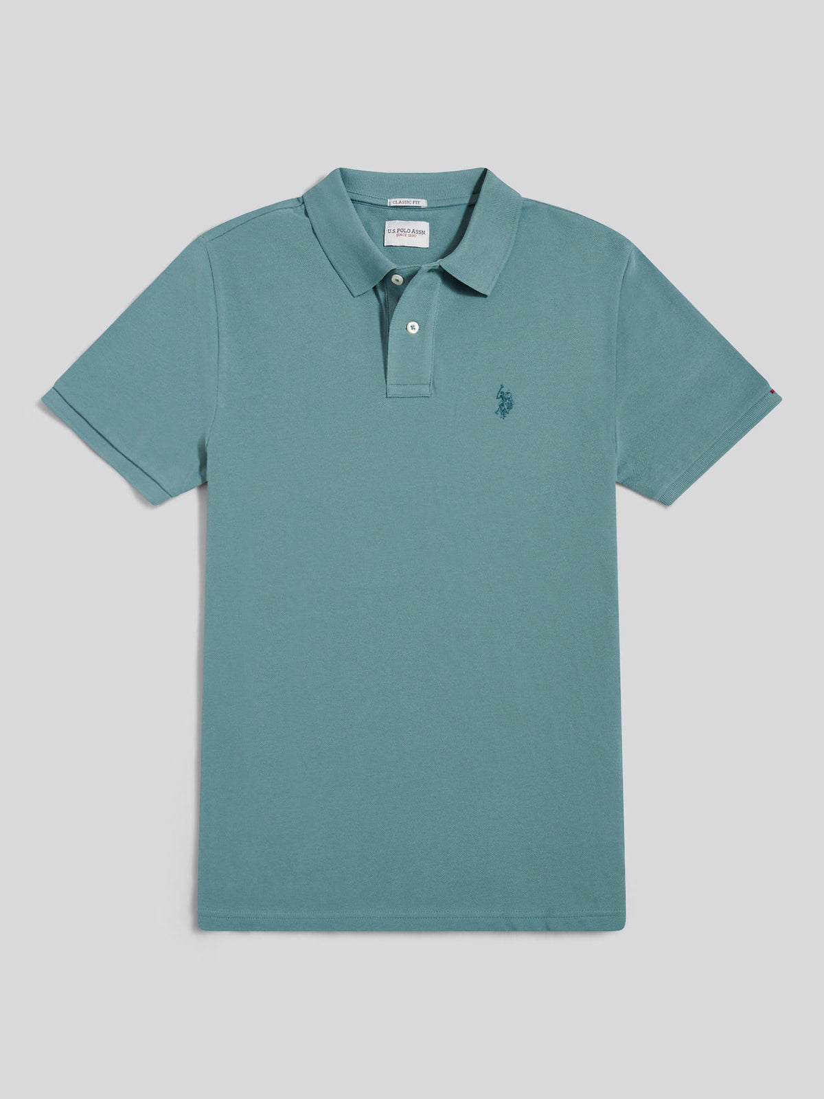 Mens Double Horsemen Polo Shirt Arctic