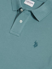 Mens Double Horsemen Polo Shirt Arctic