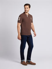 Mens Player 3 Polo Shirt Chocolate Martini