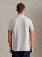 Mens Player 3 Polo Shirt Mid Grey Marl