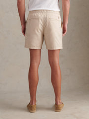 Mens Linen Blend Deck Shorts French Oak