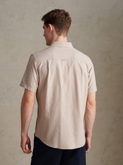 Mens  Short Sleeve Oxford Shirt String