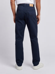 Mens Bedford Cord 5 Pocket Trouser in Dark Sapphire Navy
